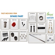 SPARE PART /FAST MOVING/MESIN CANTAS SAWIT BERMOTOR, STOCK READY/KUBA-KUMA