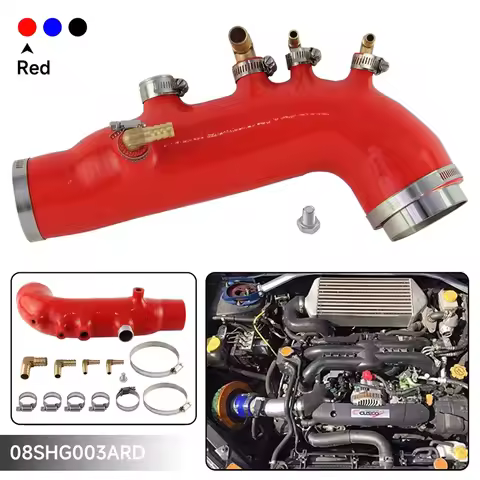REV9 CSKS Silicone Turbo Inlet Intake Hose + Clamps For Subaru Impreza WRX Legacy GE GH GR EJ25 Engi