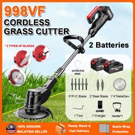 Grass Cutter 998VF Mesin Rumput Bateri Rechargeable Grass Cutter Portable Lawn Mower Grass Trimmer  