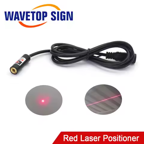 WaveTopSign Adjustable Pointer Laser Beam Module 10x30mm 12x32mm 12x40mm Locator Red Laser Line Posi