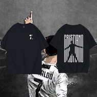 T-shirt Cristiano Ronaldo CR7 T-shirt Ronaldo T-shirt Kapas Baharu