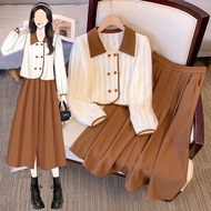 大碼 套裝 女 2024 新款 大碼女裝上衣新款韩版 Plus Size Women's Two-Piece Suit - Stylish & Slimming Design | 2025 New F