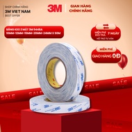 3MTM Double Coated Tissue Tape 9448A - many sizes - Blue and white