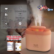 3300ML USB Air Humidifier Double Nozzle H2O Touch Screen Smart Humidifier Aroma Diffuser USB Ultraso