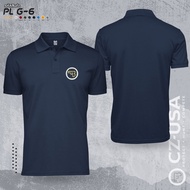 PL G-6 CZ USA Letter Print POLO Shirt Casual Style Comfortable To Wear Short Sleeve Cotton Men's And