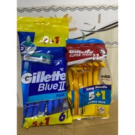 Gillette shaver (pack of 6)