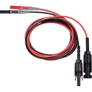 ZIBOO PVLEAD1 Solar to 4mm Test Lead Set, Solar Test Cables Wires 1000V/20A for Photovoltaic Solar P