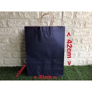 12 pcs/pkt paper bag thin paper bag size 42x31x12cm