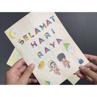 D.I.Y Kad Raya 3D Sticker, Glitter Paper (sampul percuma‼️)