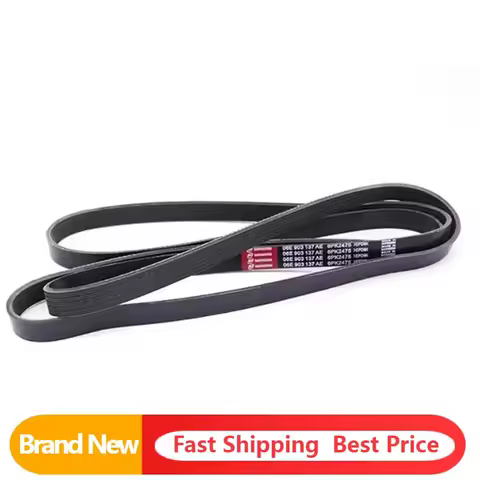 06E903137J 06E903137A 06E903137B New Auto V-Ribbed Belts Engine Pulley Belts For Audi C6 2.4/2.8/3.2