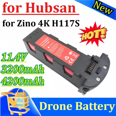 New for Hubsan Zino 4K H117S Drone 11.4V 3200mAh/4200mAh Lipo Battery Drone Spare Parts