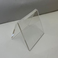 QR Code Premium Acrylic V shaped Standee Table Number Stand