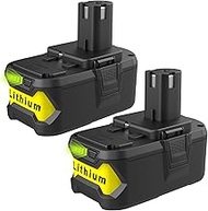 ANTRobut 2Packs 8.0Ah Battery Compatible with Ryobi 18V Battery P108 P102 P103 P104 P105 P107 P109 P