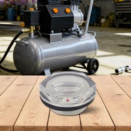 Oil Face Mirror Oil Level Black Gauge Sight Glass Sight Universal Air Compressor