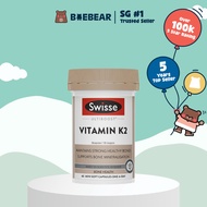Swisse Ultiboost Vitamin K2 60 Capsules | Calcium + Vitamin D Mini 120 Tablets [BaeBear.sg]