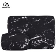 GP3 CanvasArtisan Nordic Style Marble Pattern Laptop Sleeve Bag Set Waterproof Cover for Tablet Case