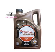 ]Dầu nhớt QUARTZ 5000 SN 10W40 4 lít - Dầu nhớt Total phụ kiện dành cho mọi loại xe ô tô