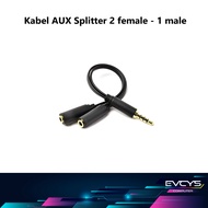 AUX Splitter Cable 2 female - 1 male