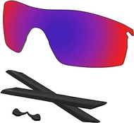 Radarlock XL Lenses &amp; Rubber Kits Replacement for Oakley Sunglass OO9196/OO9170 Polarized