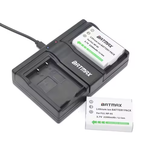 Batmax NP-95 Battery NP 95 NP95 Bateria +USB Dual Charger for Fujifilm X30 X100 X100S X100T XS1 Fine