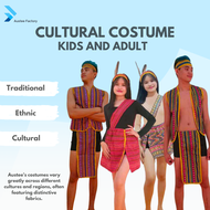 As Austee Cultural Costume for Buwan ng Wika Igorot Farmer Muslim Mindanao Ilocandia Filipiniana Kim