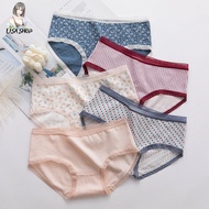 Soft Mid-Waist Underwear Japanese Style Cute Comfortable To Wear CS028