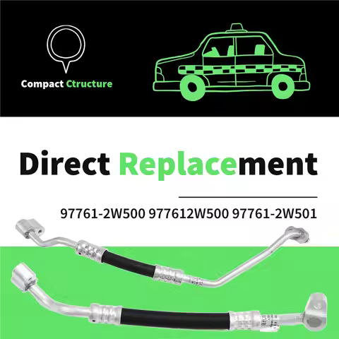 977612W500 Car AC Condenser Line-Front A/C Tube 977612W501 For Hyundai Santa Fe 2.4L 2013-2018