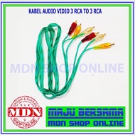 Video Audio Cable 3 RCA to 3 RCA 1.5 meters good quality