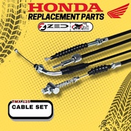TMX 125 / CG 125 CABLE SET (Speedometer / Clutch / Throttle and Brake Cable)