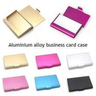 1pc Creative Business Card Box, Aluminum Alloy Business Card Box, Business Card Holder, Business Car