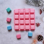 16cavity silicone chocolate square cube mould/jelly mould/baby food mould/soap mould/candle