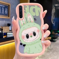 MERAH HIJAU Casing For OPPO A91 F15 Reno 3 Case Cesing Nurse Style Red and Green Monster Pattern Sil