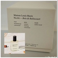 ⚠️特價正品 Maison Louis Marie No 4 香水油 15ml No. 04 Bois de Balincourt Perfume Oil No.04 秘徑漫遊香氛油