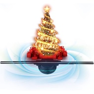 Naked Eye 3D Holographic Fan Projector Air Imaging Stereo 3D Holographic Advertising Machine LED Rot