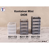 Dior 8211 mini drawer, 5-tier 4-tier/ 3-tier/ mini container/ medicine drawer/ accessory drawer/
