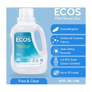 Ecos Hypoallergenic Laundry Detergent - Free And Clear 50 Oz/1.48 L