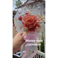 Carnation Money Flower Bouquet Gift Anniversary Birthday  Mother'sday Father'sday Suprise Duit readystock fashion murah