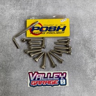 MESIN F1ZR ENGINE BLOCK BOLT FULL SET 15 PCS