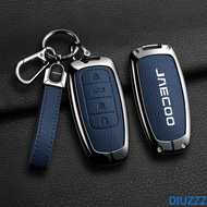 Protector Shell Alloy Zinc for Jaecoo J7 J8 8PRO Smart Remote Car Key Case Cover Fob Accessories Mlc