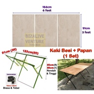 (3ft x 6ft) Pasar Malam Kaki + Papan (1set) Night Market Foldable Table | Papan Pasar Malam | Bazaar
