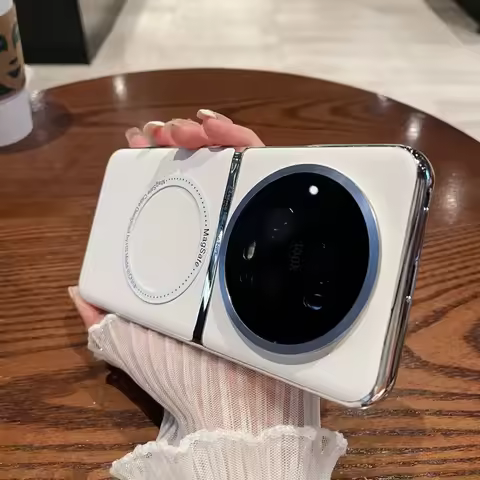 Cover For Vivo X100 Pro x100 ultra Case Magnetic Magsafe leather Hard plaiting Case For Vivo X 100 x