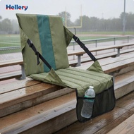 [Hellery] Foldable Bleacher Seat Water-Resistant Stadium Seat Cushion Lightweight Padded Bleacher Cu