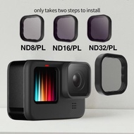 Telesin Nd8Pl Nd16Pl Nd32Pl Magnetic Filter Gopro Hero 9 /10/11 Filter