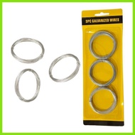 ◊ ☌ 3pcs Galvanized Iron Wires GI Wire Kawad Alambre