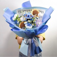 Crochet Big Plushie Bouquet Rose Cute