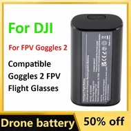 Drone Battery 2600mAh for DJI FPV Goggles 2 Compatible Goggles 2 FPV Flight Glasses Camera Drones Ac