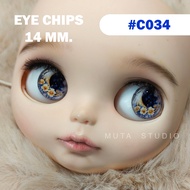 (Free Clay For Every Pair) A21 Blythe Doll Eye Chip 14mm.type