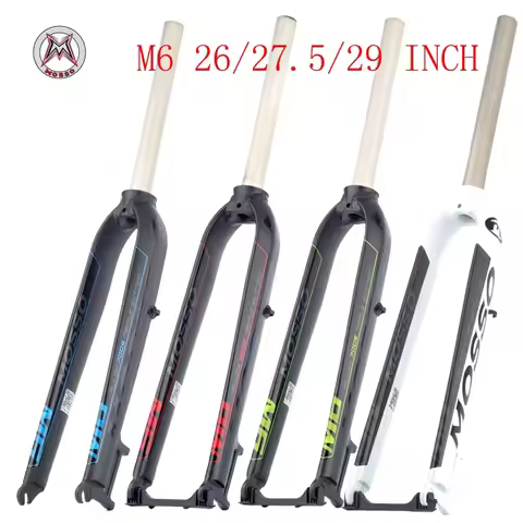 2024 Mtb 26/27.5/29 Frame Fork MOSSO M6 Mountain Bike Suspension Bicycle Fork Rigid 7005 Aluminum Al