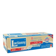 แลคตาซอย นมถั่วเหลือง ยูเอชที รสหวาน 500 มล. แพ็ค 12 กล่อง Lactasoy Soy Milk UHT Original Sweet 500 ml X12 Boxes โปรโมชันราคาถูก เก็บเงินปลายทาง