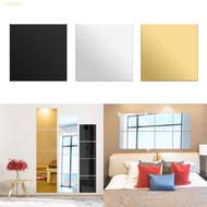 Cologogo1 Square Mirror Wall Stickers Acrylic Mirror Tiles for Home Room Bedroom Decors